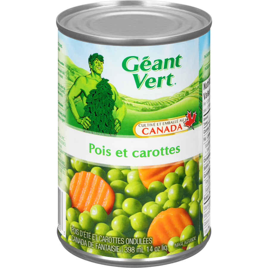 GEANT VERT POIS ET CAROTTES 398ML