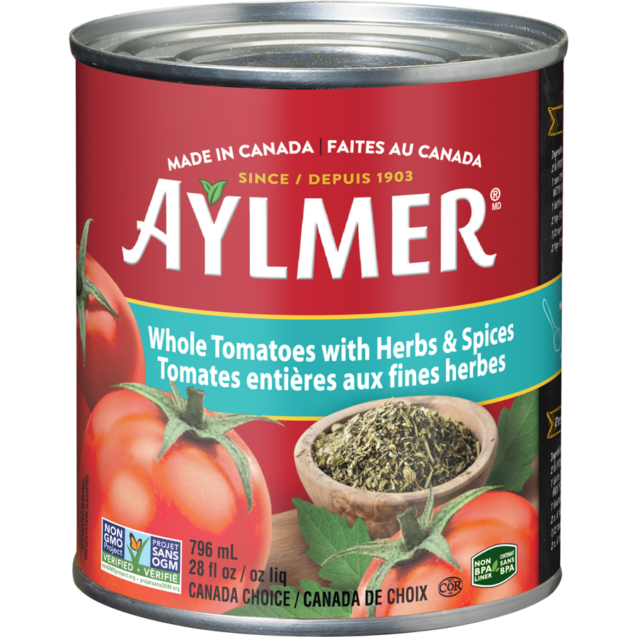 AYLMER TOMATES FINES HERBES 796ML