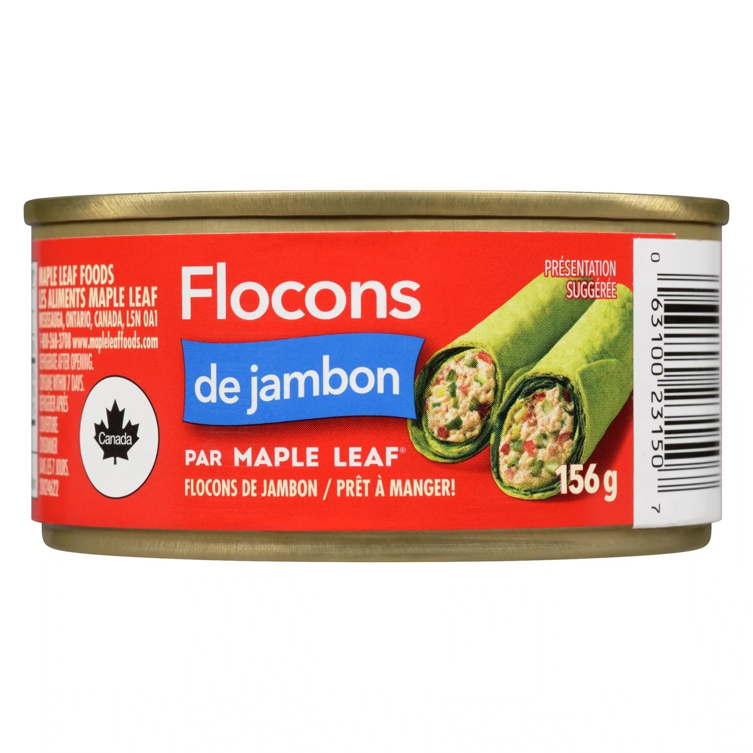 MAPLE LEAF FLOCONS JAMBON 156GR