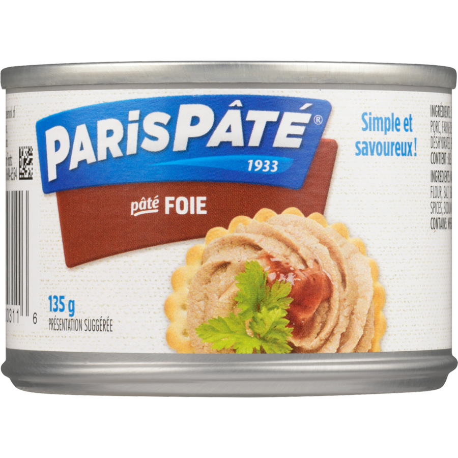 PARIS PATE PATE FOIE GRAS 135GR