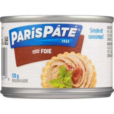 PARIS PATE PATE FOIE GRAS 135GR