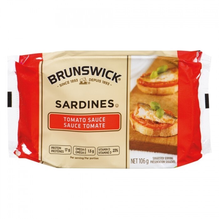 BRUNSWICK SARDINES SAUCE TOMATE 106 GR