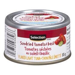 SELECTION THON PALE EMIETTE TOMATES SECHES 85GR