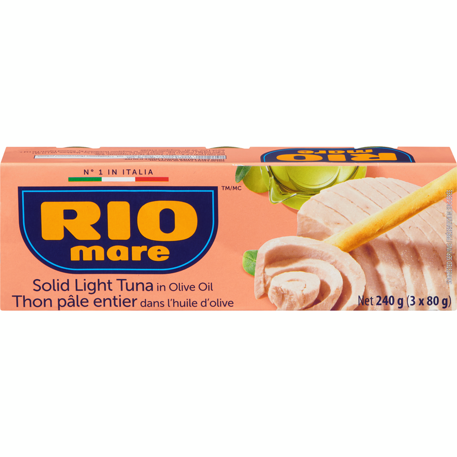RIO MARE THON HUILE OLIVE 3X80GR