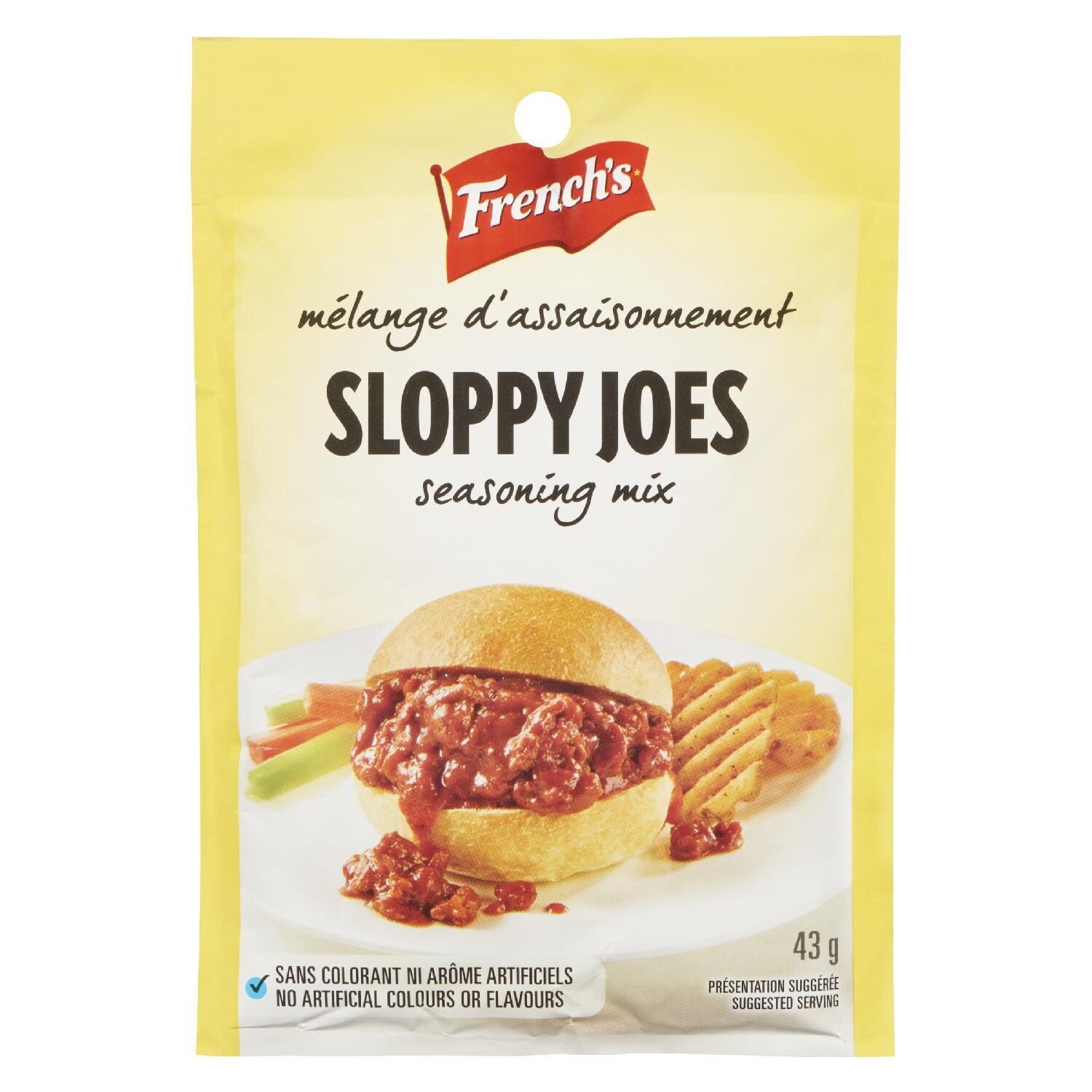 FRENCH SAUCE SLOPPY JOES EN ENVELOPPE 43GR