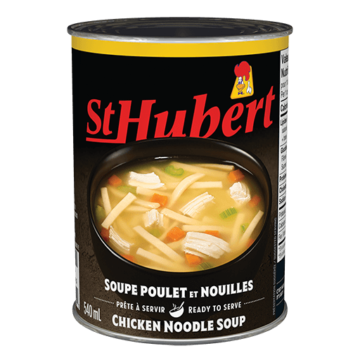ST-HUBERT SOUPE POULET ET NOUILLES 540ML