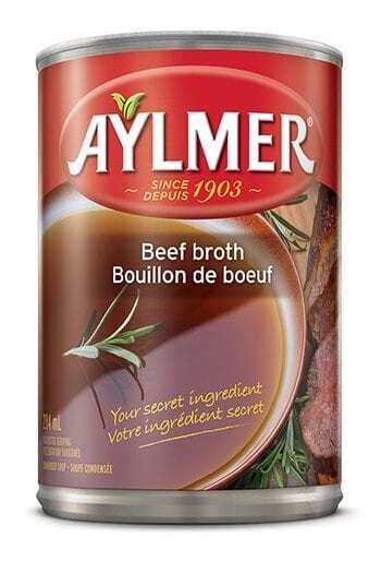 AYLMER SOUPE BOUILLON DE BOEUF 284ML