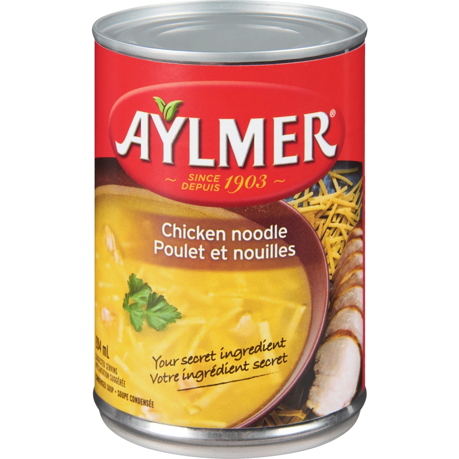 AYLMER SOUPE POULET ET NOUILLES 284 ML