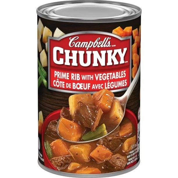 CHUNKY SOUPE BOEUF LEGUMES 515ML