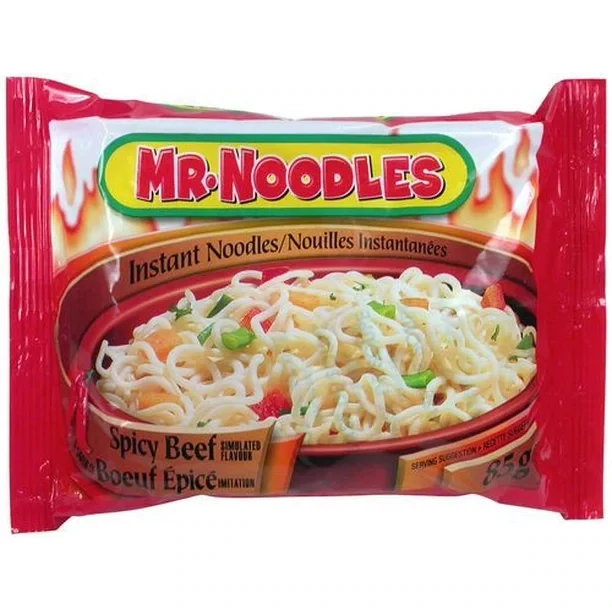 MR. NOODLE SOUPE RAMEN BOEUF EPICE 85GR