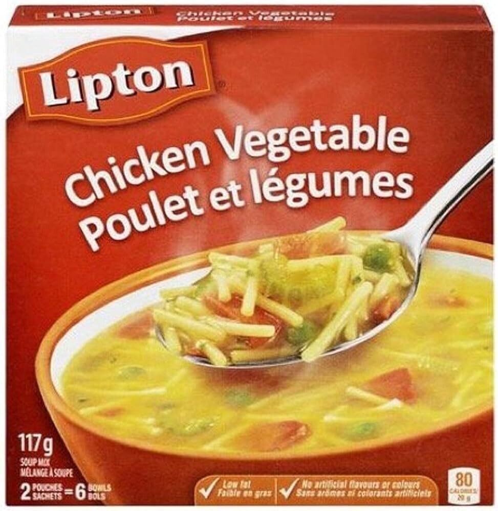 LIPTON MELANGE A SOUPE POULET ET LEGUMES 2UN