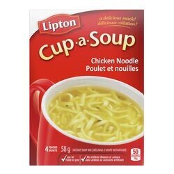 LIPTON CUP A SOUP POULET ET NOUILLES 4UN