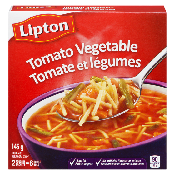 LIPTON MELANGE A SOUPE TOMATE ET LEGUMES 2UN