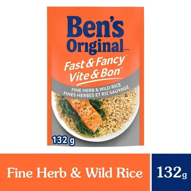 BEN&#39;S ORIGINAL RIZ VITE ET BON FINES HERBES 132GR