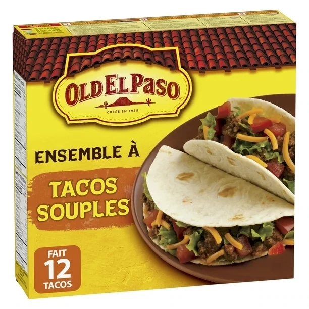 OLD EL PASO ENSEMBLE TACO SOUPLE 400GR