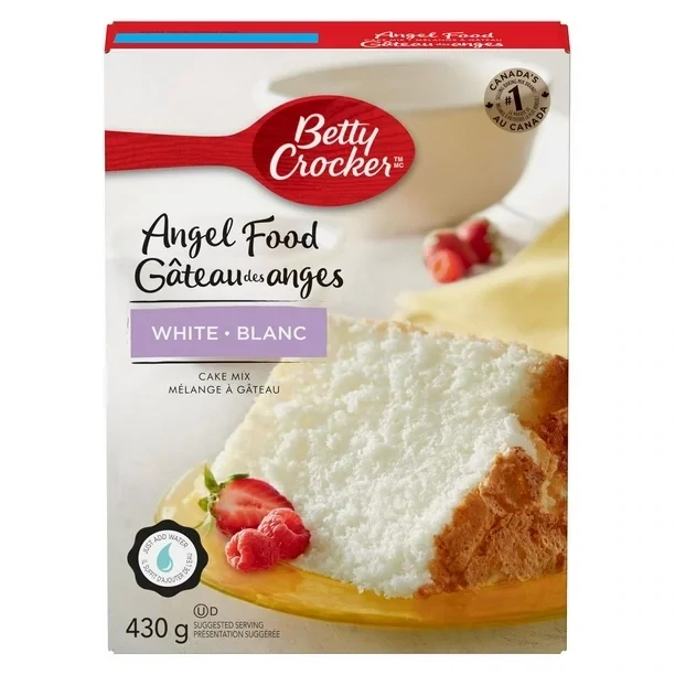 BETTY CROCKER MELANGE GATEAU ANGE BLANC 430GR