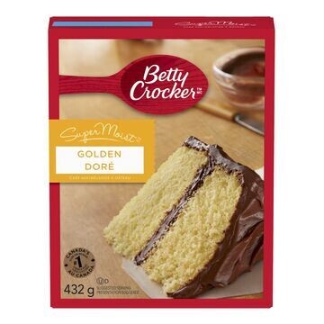 BETTY CROCKER MELANGE GATEAU SUPER MOELLEUX DORE 375GR