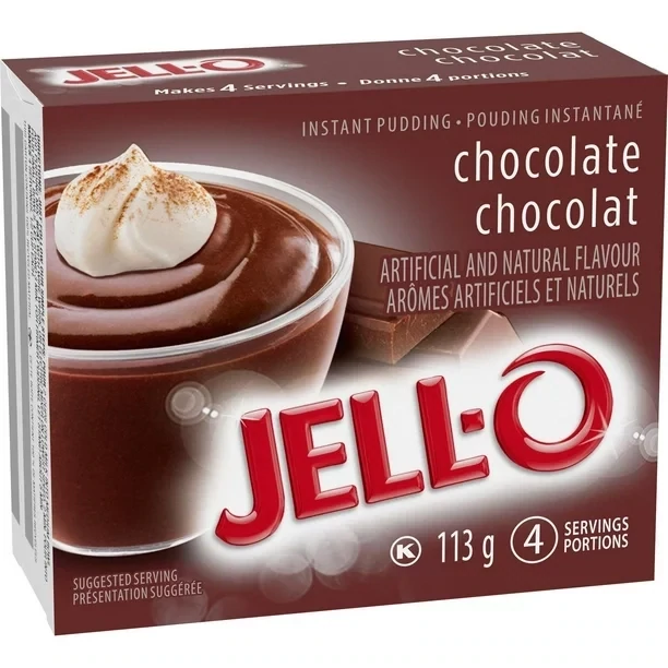 JELL-O POUDING CHOCOLAT 113GR