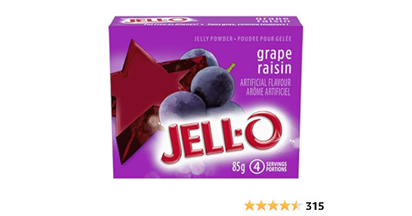 JELL-O GELEE RAISIN 85GR