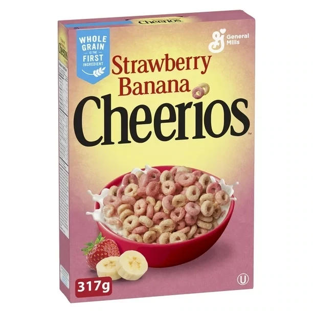 GENERAL MILLS CHEERIOS FRAISE BANANE 317 G