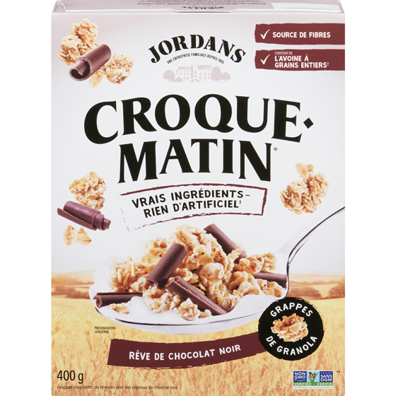JORDAN CEREALE CROQUE MATIN CHOCOLAT 70% 400 G