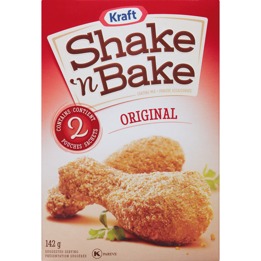 KRAFT SHAKE&#39;N BAKE POULET 142 G