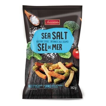IRRESISTIBLES BATONNET LEGUMES SEL DE MER 142 G