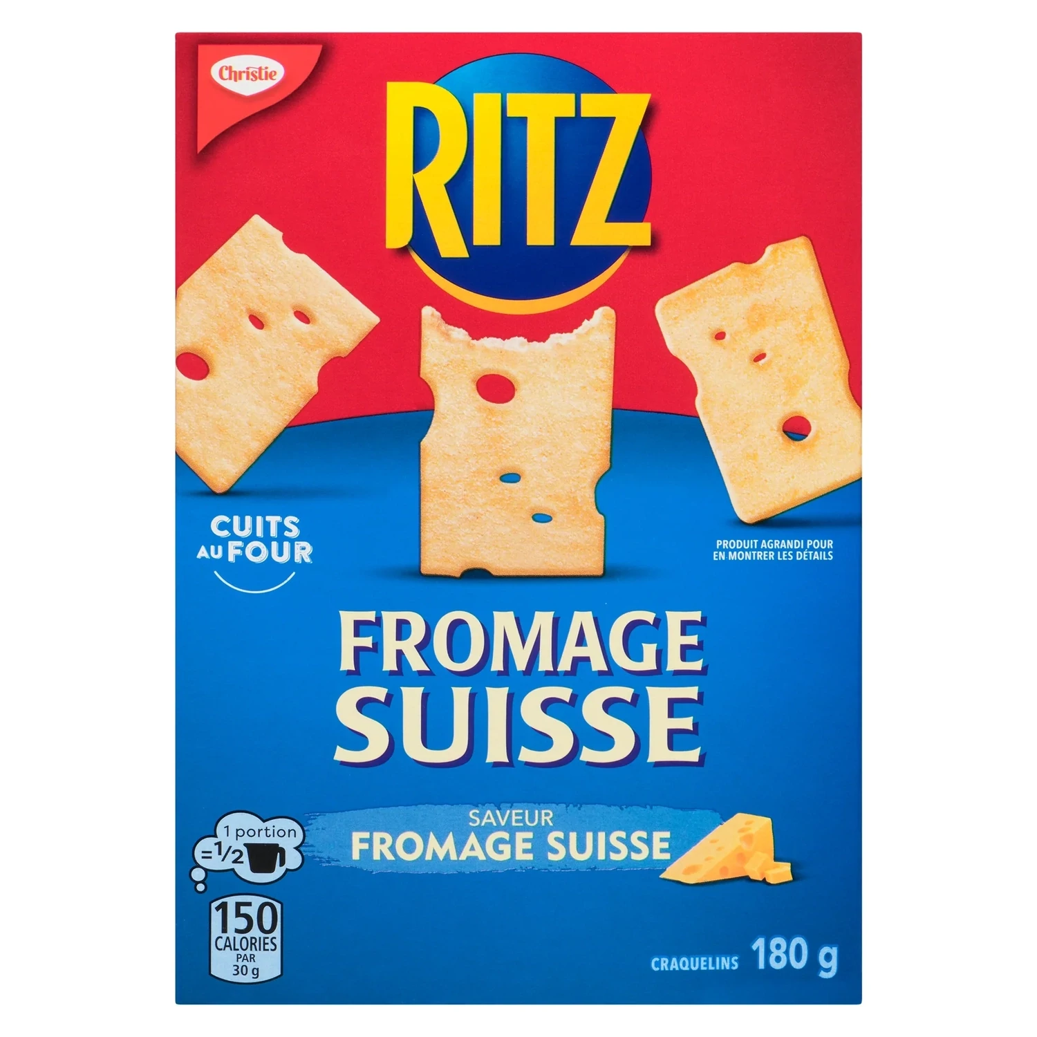 CHRISTIE CRAQUELINS FROMAGE SUISSE 180 G