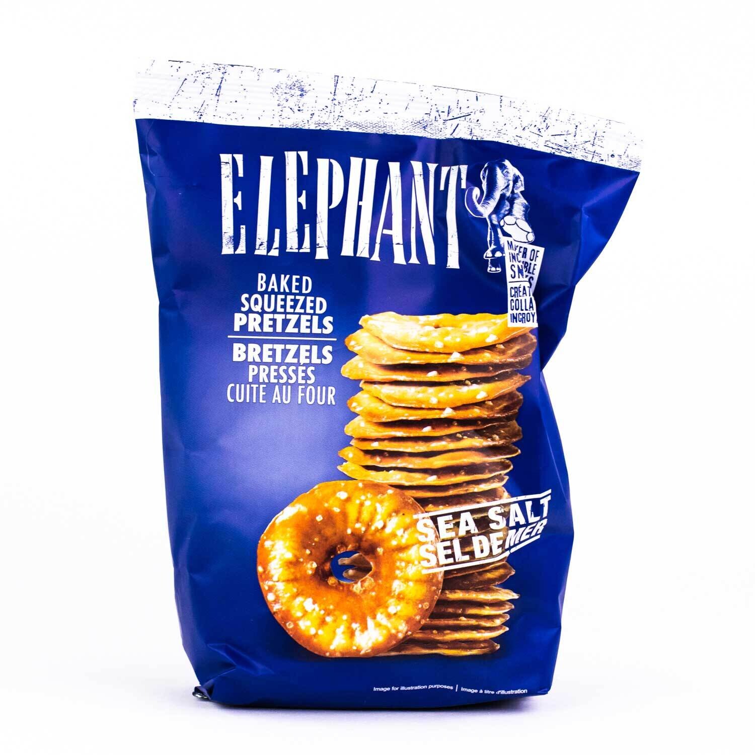 ELEPHANT BRETZEL SEL DE MER 180 G