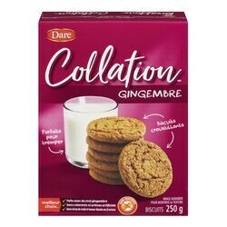 DARE Biscuits au gingembre, Collation 250 g