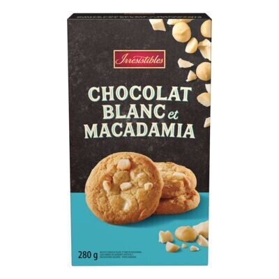 IRRESISTIBLES BISCUITS CHOCO BLANC NOIX MACADAMIA 280 G