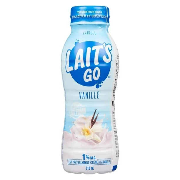 LAIT&#39;S GO LAIT VANILLE 1% 310 ML