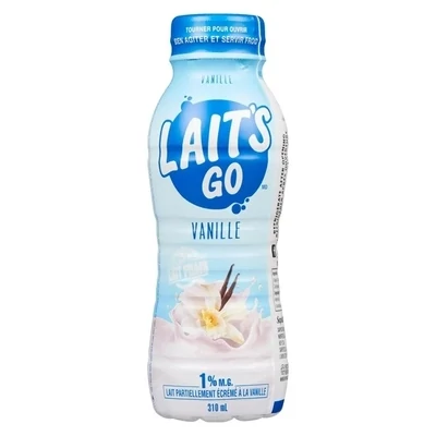 LAIT&#39;S GO LAIT VANILLE 1% 310 ML