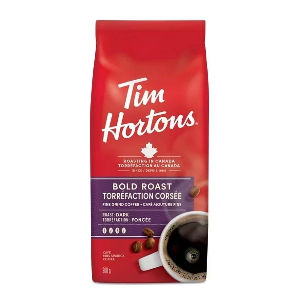 Tim Hortons Café moulu de torréfaction ULTRA CORSÉE 300 g