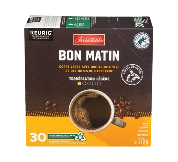 IRRESISTIBLES CAFE KEURIG MELANGE BON MATIN 30 UN