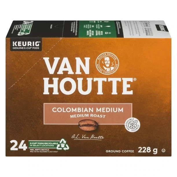 VAN HOUTTE KEURIG COLOMBIEN MI-NOIR 24 UN