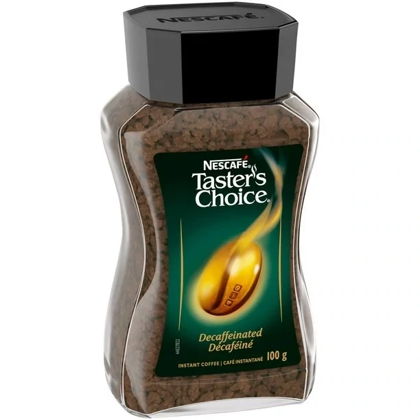 NESCAFE TASTER CHOICE CAFE INSTANTANE DECAFEINE 100 G