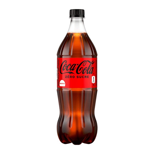 COKE ZERO BOUTEILLE PLASTIQUE 1 L
