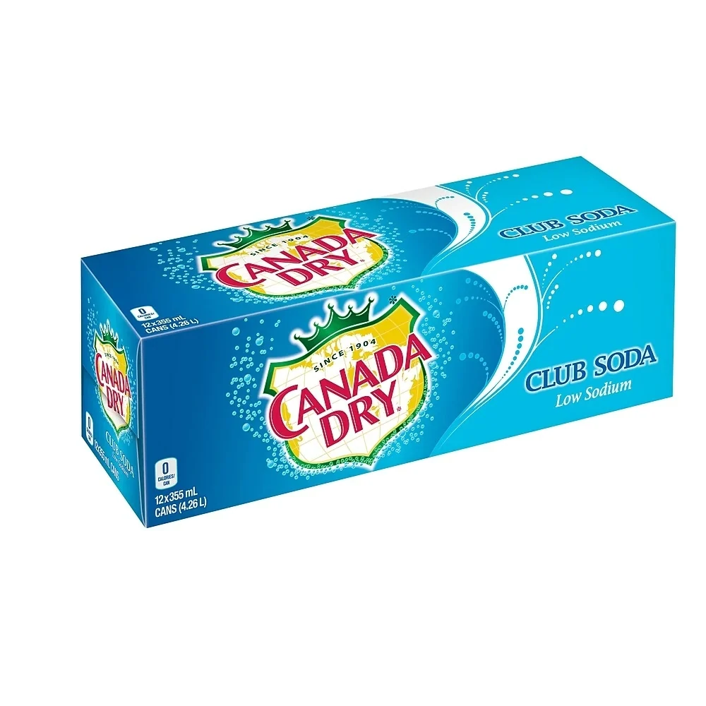 CANADA DRY CLUB SODA 12X355ML