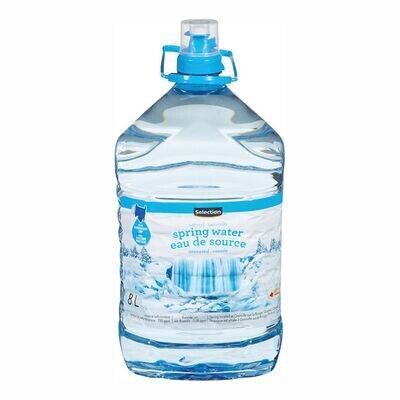 SELECTION EAU SOURCE NATUREL 8 L