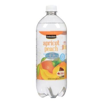 SELECTION EAU SOURCE GAZEIFIEE ABRICOT PECHE 1 L