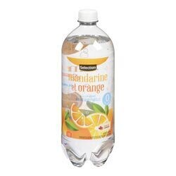 SELECTION EAU SOURCE GAZEIFIEE MANDARINE ORANGE 1 L