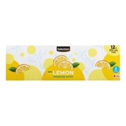 SELECTION EAU PETILLANTE CITRON 12X355ML