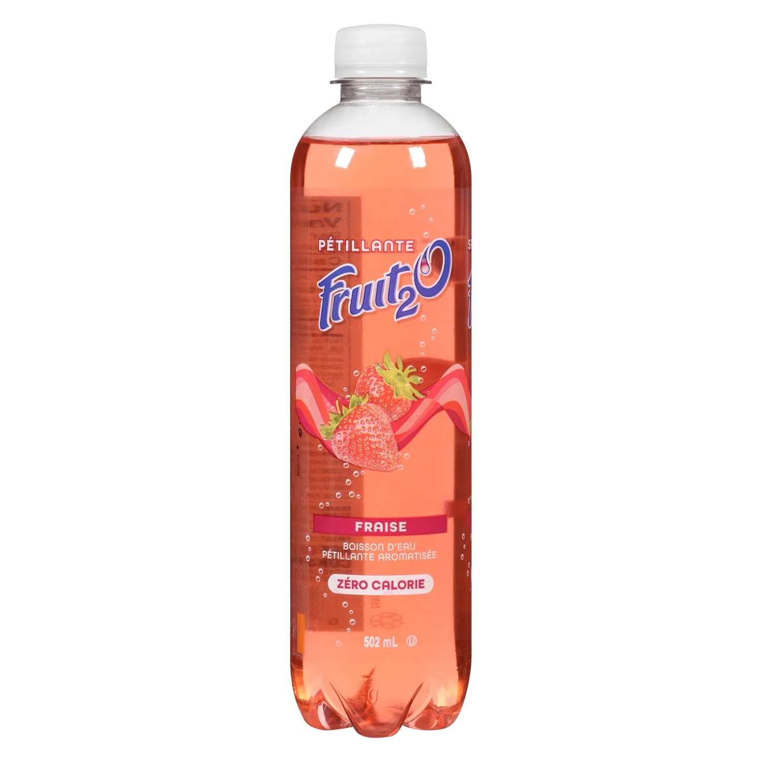 FRUIT2O EAU PETILLANTE FRAISE 502 ML