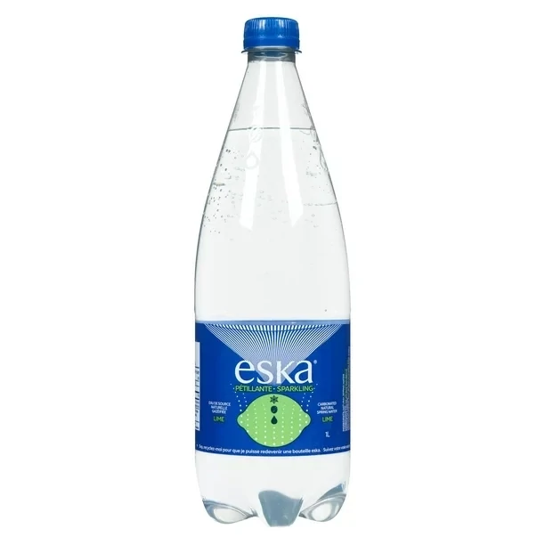 ESKA EAU SOURCE GAZEIFIEE LIME 1 L
