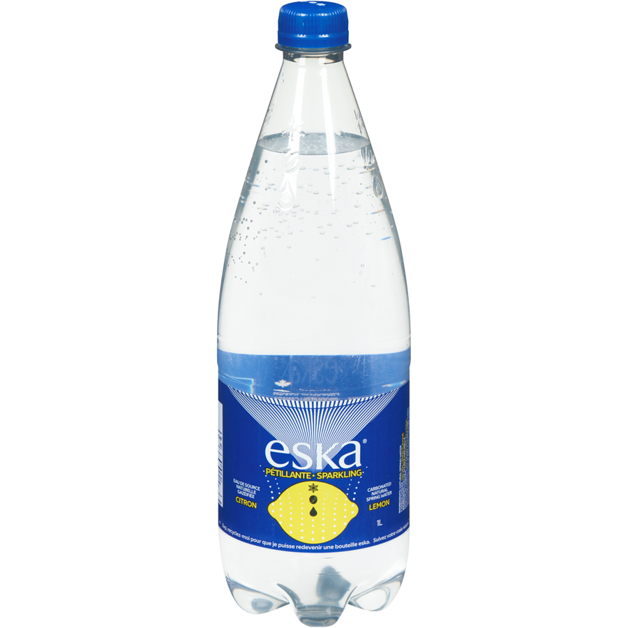 ESKA EAU SOURCE GAZEIFIEE CITRON 1 L