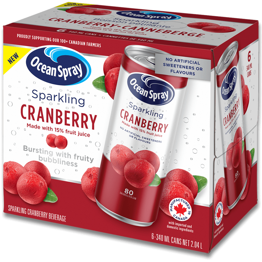 OCEAN SPRAY BOISSON CANNEBERGE 6X340ML