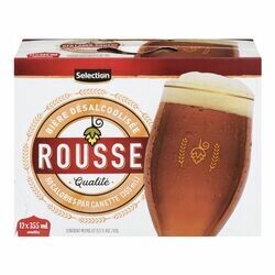 SELECTION BIERE ROUSSE 0.5% SANS ALCOOL 12X355ML