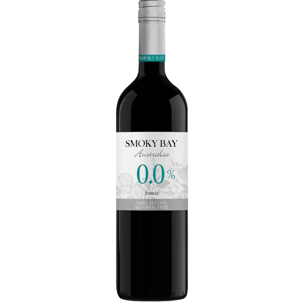 SMOKY BAY VIN ROUGE SHIRAZ SANS ALCOOL 750 ML