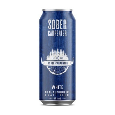 SOBER CARPENTER BIERE BLANCHE SANS ALCOOL 473 ML